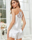 Lace Back Cami Shorts Lounge Set