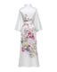 Luxury Floral Satin Silk Kimono Robe