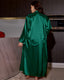Plus Size Ice Silk Nightdress Set