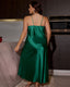 Plus Size Ice Silk Nightdress Set