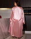 Plus Size Ice Silk Nightdress Set