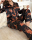 Animal Print Long Sleeve Pajama Set
