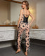 Sheer Lace Rose Lounge Set