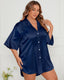 Plus Size Short Sleeve Sleep Shirt Dress