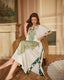 Paisley Print Silky Sleep Dress
