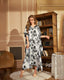 Paisley Print Silky Sleep Dress