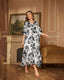 Paisley Print Silky Sleep Dress