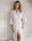 Faux Silk Robe