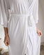 Faux Silk Robe