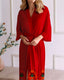 Faux Silk Robe