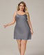 Plus Size Satin Comfort Slip Dress