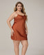 Plus Size Satin Comfort Slip Dress