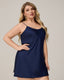 Plus Size Satin Comfort Slip Dress