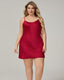 Plus Size Satin Comfort Slip Dress