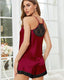 Lace Back Cami Shorts Lounge Set