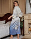 Luxury Floral Satin Silk Kimono Robe