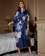Luxury Floral Satin Silk Kimono Robe