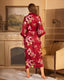 Luxury Floral Satin Silk Kimono Robe