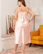 Plus Size Ice Silk Slip Dress