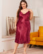 Plus Size Ice Silk Slip Dress