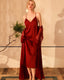 Romantic Satin Lace Robe Set