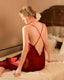 Romantic Satin Lace Robe Set