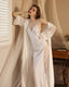 Romantic Satin Lace Robe Set