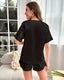 Ice Silk Short Sleeve Pajama Set