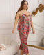 Plus Size Printed Cami Pajama Set