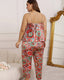 Plus Size Printed Cami Pajama Set