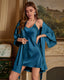 Ice Silk Camisole Nightdress Set