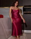 Plus Size Ice Silk Nightdress Set