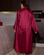 Plus Size Ice Silk Nightdress Set