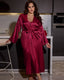 Plus Size Ice Silk Nightdress Set