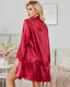 Lace Silk Lace Camisole Robe Set