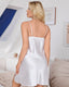 Lace Silk Lace Camisole Robe Set