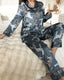 Animal Print Long Sleeve Pajama Set