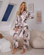 Animal Print Lounge Pajamas