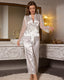 Lace Sleeve Wrap Pajama Set