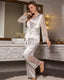 Lace Sleeve Wrap Pajama Set