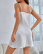 Sheer Lace Ice Silk Cami Nightdress