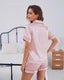 Satin Short Sleeve Pajama Set