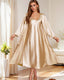 Silky Sleep Dress and Robe Set
