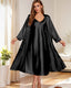 Silky Sleep Dress and Robe Set