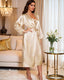 Silky Sleep Dress and Robe Set