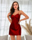 Slim Fit Pleated Bowknot Dress