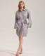 Vintage Print Shirt Dress Sleepwear