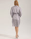 Vintage Print Shirt Dress Sleepwear