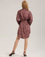 Vintage Print Shirt Dress Sleepwear