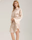 Vintage Print Shirt Dress Sleepwear